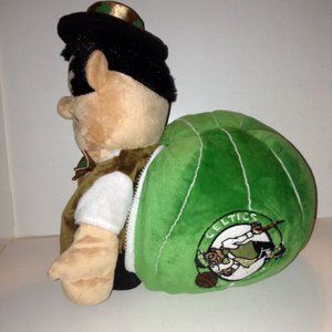 Boston Celtics Plush Zip up Basketball Pillow with Mascot Doll